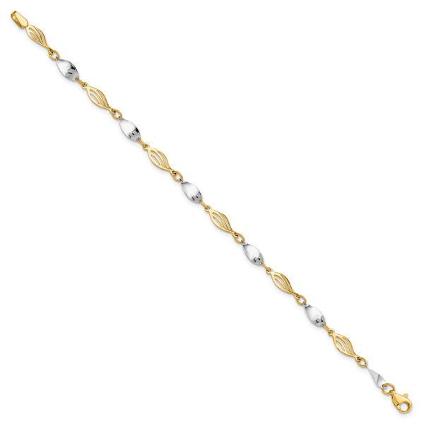 Leslie's 14K Two-tone Bracelet - Image 2