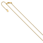 Leslie's 14K Adjustable 1.2 mm D/C Double Curb Chain - Image 2