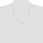 Leslie's 14K White Gold .7mm Box with Lobster Clasp Chain - Image 4
