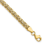 Leslie's 14K Polished Byzantine Bracelet