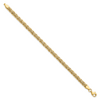 Leslie's 14K Polished Byzantine Bracelet - Image 2
