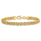 Leslie's 14K Polished Byzantine Bracelet - Image 3