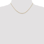 Leslie's 14K 1mm Sparkle Octagonal Box Chain - Image 4