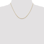 Leslie's 14K 1mm Sparkle Octagonal Box Chain - Image 4