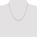 Leslie's 14K 1mm Sparkle Octagonal Box Chain - Image 4