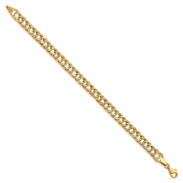 Leslie's 14K Yellow Gold Fancy Link Bracelet - Image 2