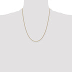 Leslie's 14K 1.1mm Round Cable Chain - Image 4