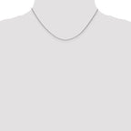 Leslie's 14K White Gold 1.1mm Round Cable Chain - Image 4
