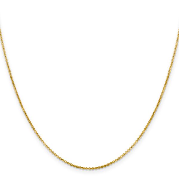 Leslie's 14K 1.4mm Flat Cable Chain - Image 2