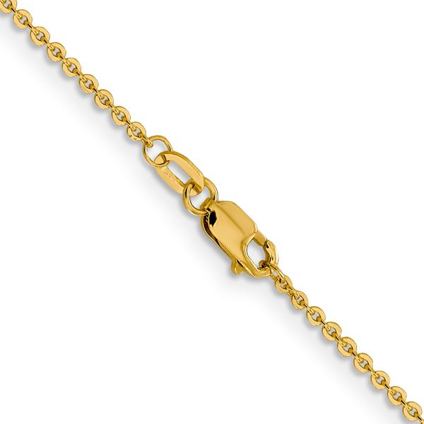 Leslie's 14K 1.4mm Flat Cable Chain - Image 3