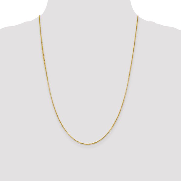 Leslie's 14K 1.4mm Flat Cable Chain - Image 4