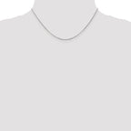 Leslie's 14K White Gold 1.4mm Flat Cable Chain - Image 4