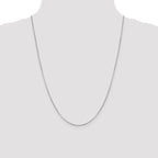 Leslie's 14K White Gold 1.4mm Flat Cable Chain - Image 4