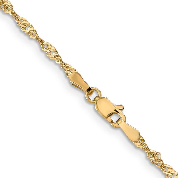 Leslie's 14K 1.9mm Singapore Chain - Image 3