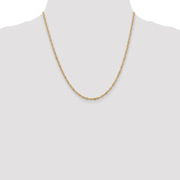 Leslie's 14K 1.9mm Singapore Chain - Image 4