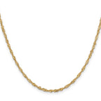 Leslie's 14K 1.9mm Singapore Chain - Image 2