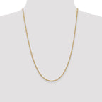Leslie's 14K 1.9mm Singapore Chain - Image 4
