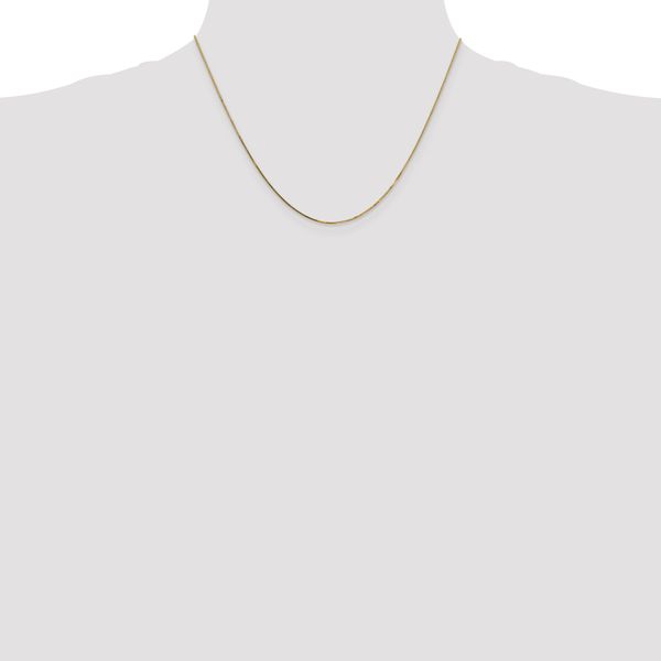 Leslie's 14K .8mm Box with Lobster Clasp Chain - Image 4