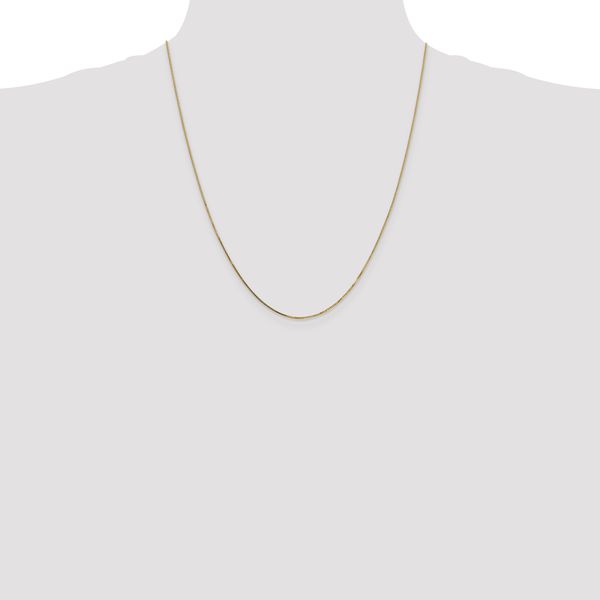 Leslie's 14K .8mm Box with Lobster Clasp Chain - Image 4