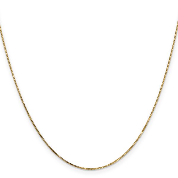 Leslie's 14K .8mm Box with Lobster Clasp Chain - Image 2