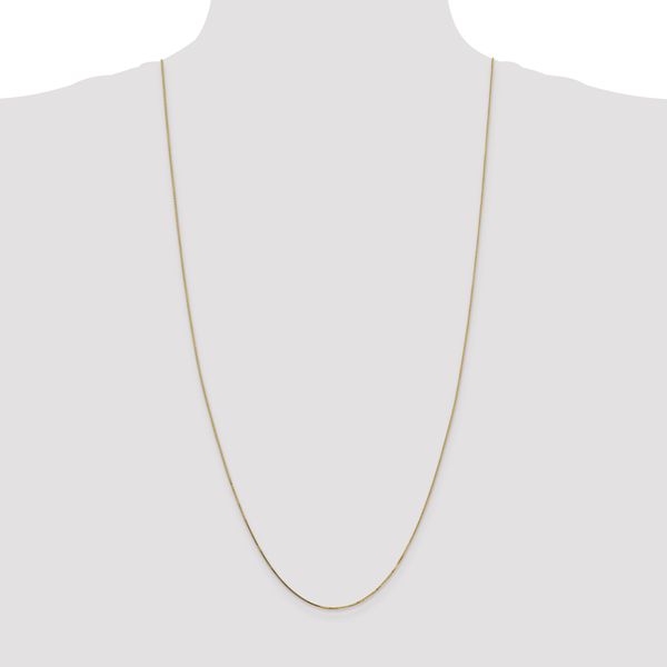 Leslie's 14K .8mm Box with Lobster Clasp Chain - Image 4