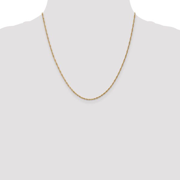 Leslie's 14K 1.3mm Singapore Chain - Image 4