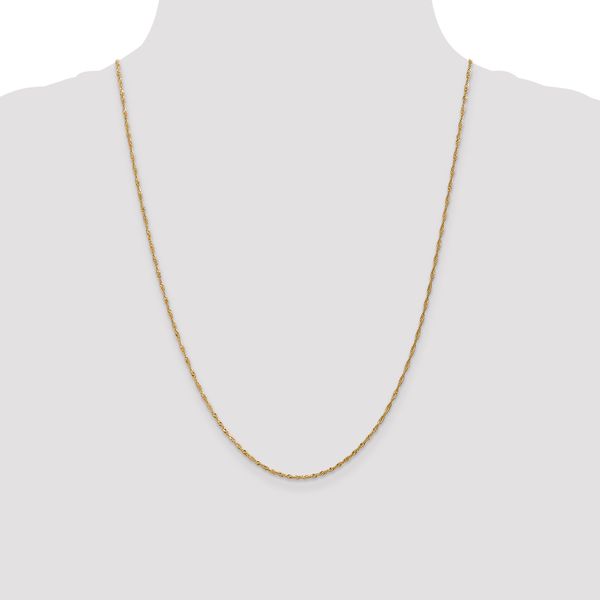 Leslie's 14K 1.3mm Singapore Chain - Image 4