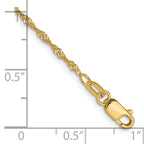 Leslie's 14K 1.3mm Singapore Chain - Image 2