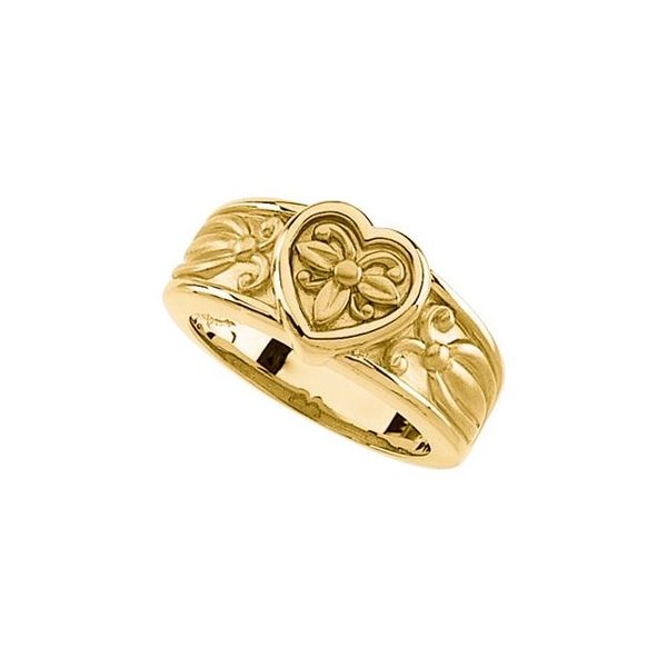 Sculptural Heart Ring