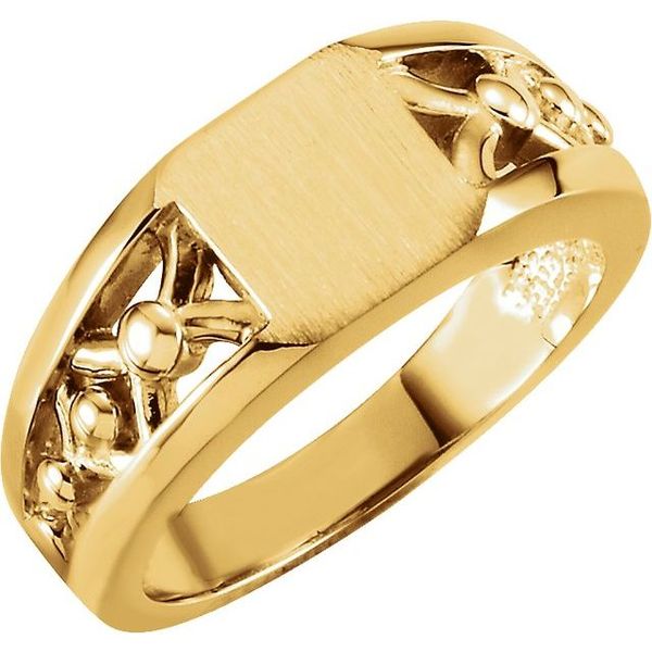 Square Signet Ring - Image 3