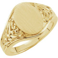 Oval Signet Ring