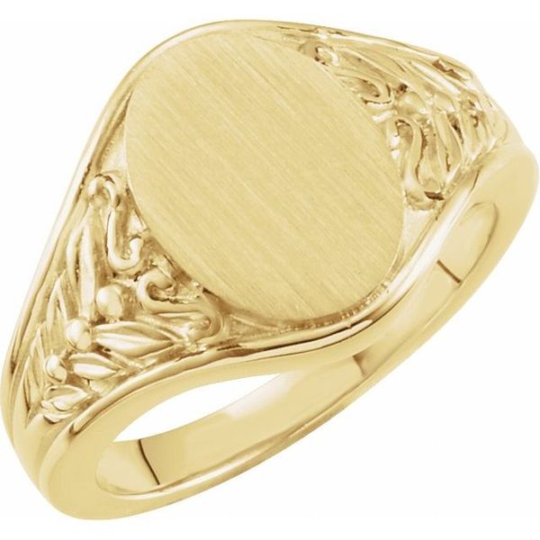 Oval Signet Ring - Image 3