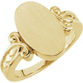 Oval Signet Ring
