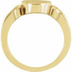 Oval Signet Ring - Image 4