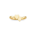 Double Heart Signet Ring