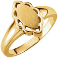 Marquise Signet Ring