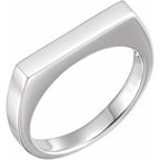 Engravable Stackable Ring