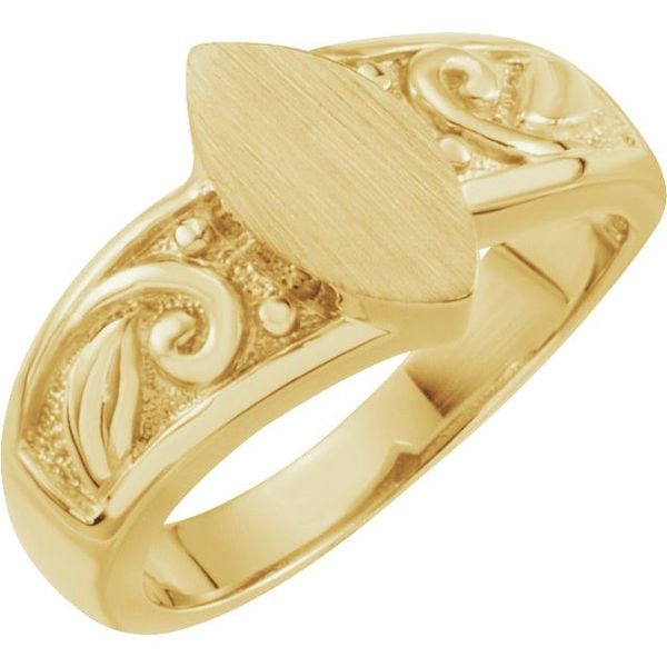 Marquise Signet Ring
