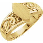 Marquise Signet Ring - Image 3