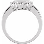 Round Scalloped Signet Ring - Image 4