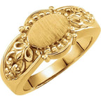 Oval Signet Ring - Image 3