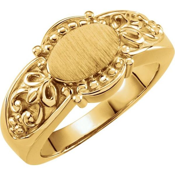 Oval Signet Ring - Image 3