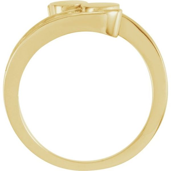 Oval Bypass Signet Ring - Image 2