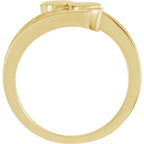 Oval Bypass Signet Ring - Image 2