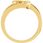 Oval Bypass Signet Ring - Image 4