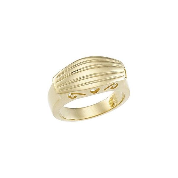 Grooved Dome Ring