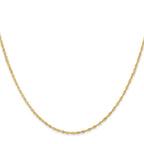 Leslie's 10K 1 mm Singapore Chain - Image 2