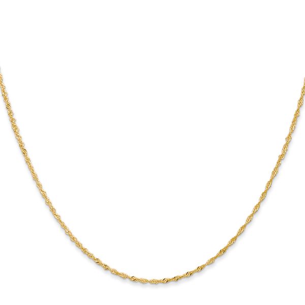 Leslie's 10K 1 mm Singapore Chain - Image 2