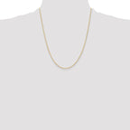 Leslie's 10k 1 mm Singapore Chain - Image 4