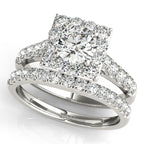 Platinum Round Halo Engagement Ring - Image 3